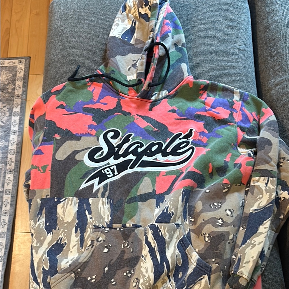 Staple Multicolor Camo Hoodie